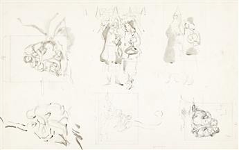 ISABEL BISHOP (1902-1988) Three drawings.